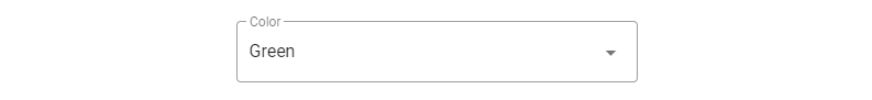 Vuetify select outlined variant.