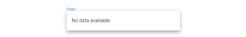 No data available.