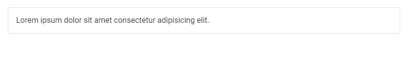 Using the outlined prop of the Vuetify banner component.
