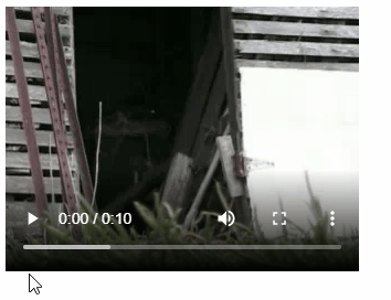 Playing the video.