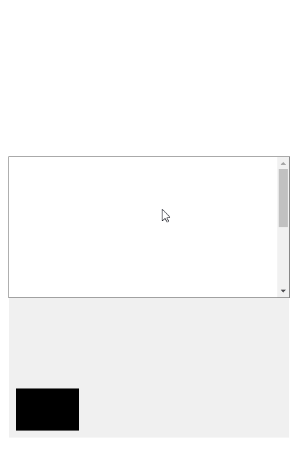 The element changes color once a single pixel of it enters the viewport.