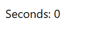 The seconds go up by 2 every second.
